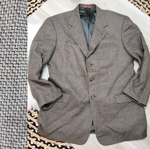 Vintage Nordstrom Wool, Silk Sport Coat Mens Size 42R